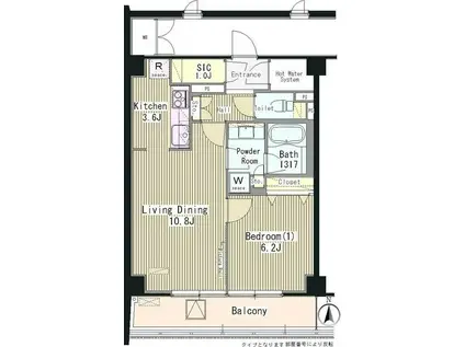 グランドゥール代々木大山(1LDK/3階)の間取り写真