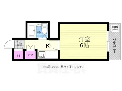 第7横川ビル(1K/4階)の間取り写真