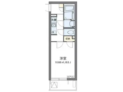 クレイノ翔花(1K/2階)の間取り写真