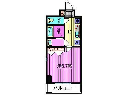 BLANCE OMIYA(1K/5階)の間取り写真