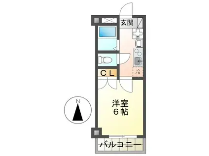ISグランデ子安町(1K/3階)の間取り写真