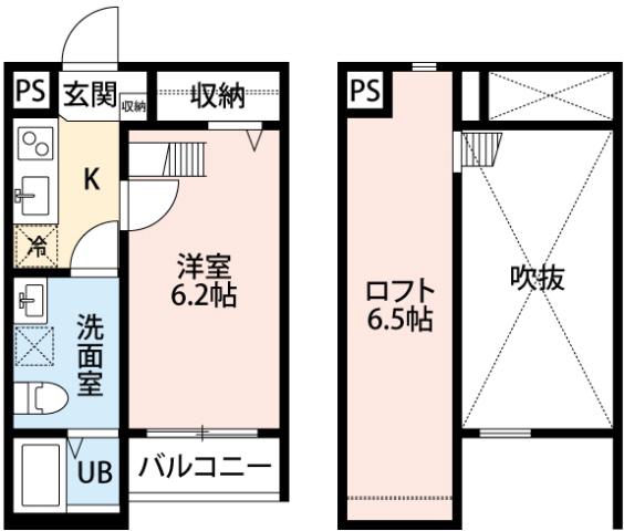 ART OCEAN(1K/2階)の間取り写真