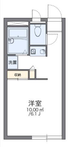 レオパレスサンガーデン(1K/2階)の間取り写真