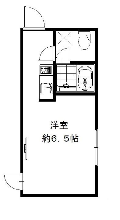 MAHALO RESIDENCE東尾久(1K/2階)の間取り写真
