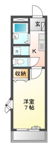 マウンティン本郷(1K/4階)の間取り写真