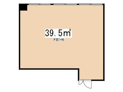 リーフレット大通(ワンルーム/2階)の間取り写真