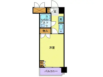 メゾン・ド・リッシュ(1K/4階)の間取り写真