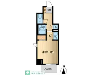 ジョイシティ住吉II(ワンルーム/5階)の間取り写真