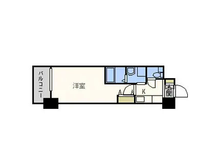 SWISS難波西(1K/10階)の間取り写真