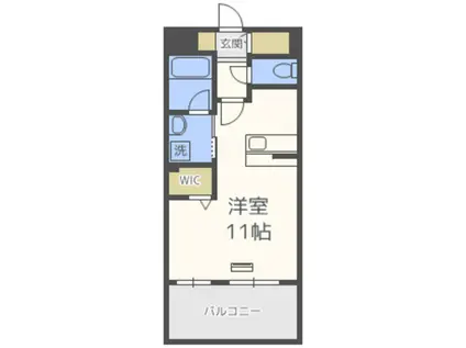 新宮ステーションビル(ワンルーム/4階)の間取り写真