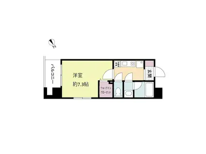 アーバングリーン神戸元町(ワンルーム/13階)の間取り写真