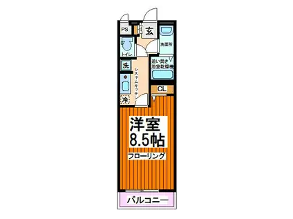 FRAGRANCE SENGAWA -当店専任物件-(1K/1階)の間取り写真