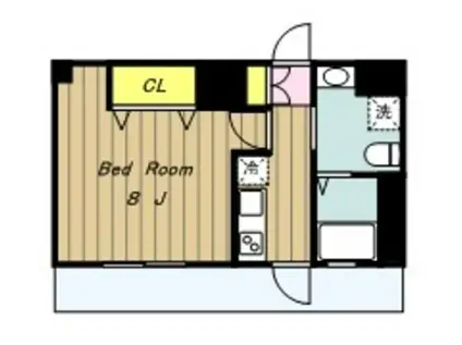 RISING PLACE 八王子みなみ野(1K/5階)の間取り写真