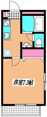 メゾンプランドール(1K/1階)の間取り写真