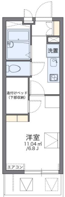 レオパレス松並(1K/2階)の間取り写真