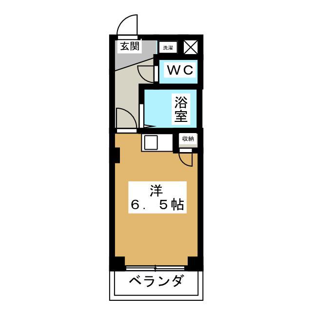新都心東口PART1(ワンルーム/3階)の間取り写真