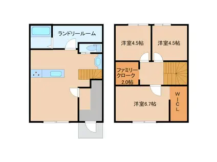 さくらはうす神立(3LDK/1階)の間取り写真