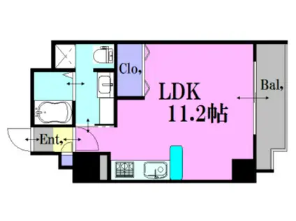 KATAYAMABLDG22(ワンルーム/3階)の間取り写真