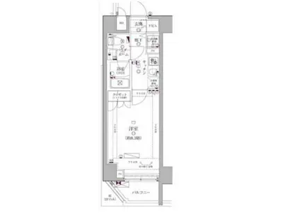 REALIZE日暮里(1K/6階)の間取り写真