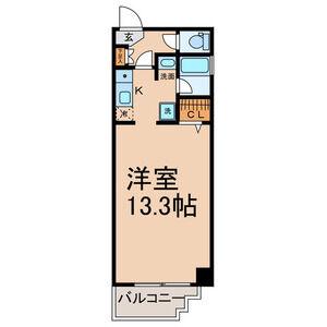 SUN STATE 上飯田(ワンルーム/3階)の間取り写真