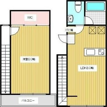 セダーコート武蔵小金井(1LDK/3階)の間取り写真