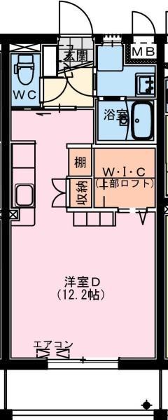 恒久南Tマンション(ワンルーム/1階)の間取り写真