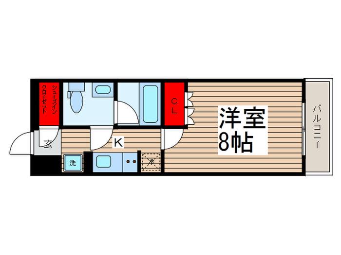 HY´S亀戸(1K/3階)の間取り写真
