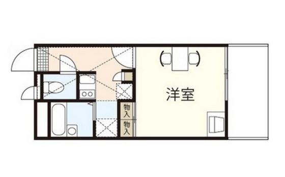 レオパレスSビルTANNA(1K/2階)の間取り写真