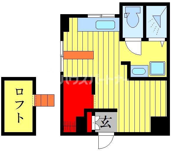 長洲ビル(ワンルーム/1階)の間取り写真