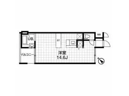 匠空KYOUMACHIBORI(ワンルーム/2階)の間取り写真