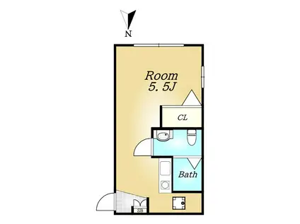 レガリア井荻(ワンルーム/3階)の間取り写真