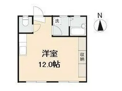 プレシャスタイムSUNS(ワンルーム/3階)の間取り写真