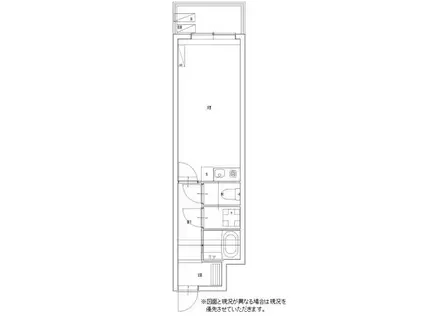 ライオンズマンション浅草駅前(ワンルーム/3階)の間取り写真