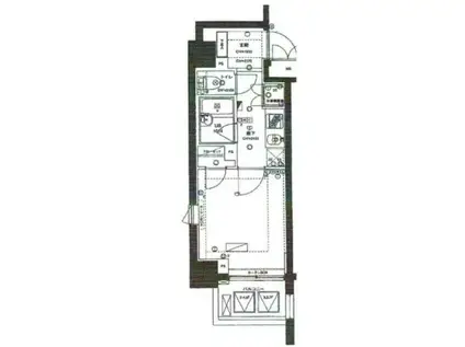 エクセルシオール羽田(1K/3階)の間取り写真