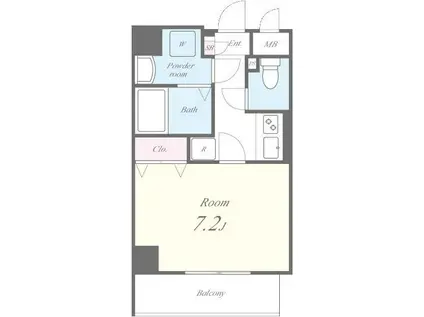 ル・レーブ押上(1K/4階)の間取り写真