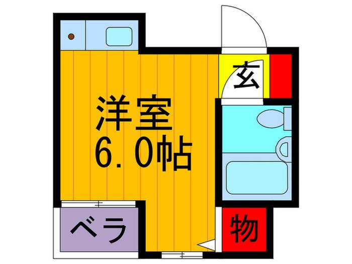 パレスMORIGUCHI(ワンルーム/7階)の間取り写真