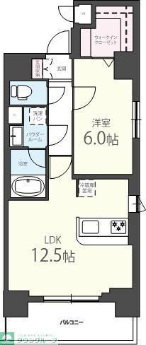 エリートタウン日本橋(1LDK/10階)の間取り写真