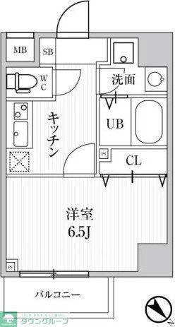 ALTERNA池袋イースト(1K/3階)の間取り写真
