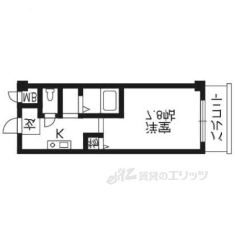 Mプラザ大住弐番館(1K/5階)の間取り写真