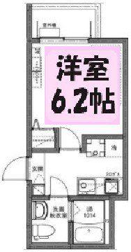 KEIAI RESIDENCE 西大宮(1K/1階)の間取り写真