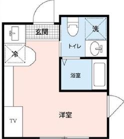 CONTEL KAGURAZAKA(ワンルーム/2階)の間取り写真