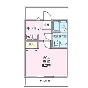 MAISON LIEN(1K/1階)の間取り写真