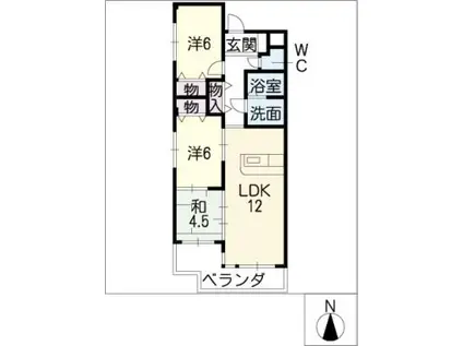 SAINTE FAMILLE(3LDK/4階)の間取り写真