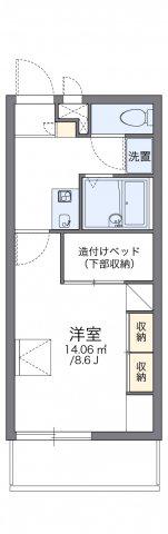 レオパレスフィレンツェ七番(1K/2階)の間取り写真