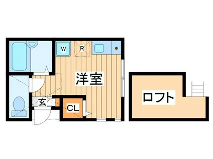 サンシャイン新横浜(ワンルーム/2階)の間取り写真