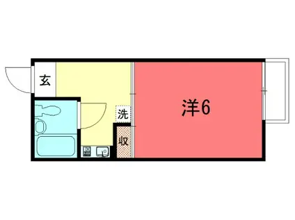 スッデンテンハイムベーレン(1K/1階)の間取り写真