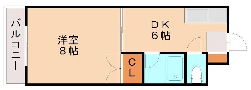 第3入江ビル東雲壱番館(1K/3階)の間取り写真