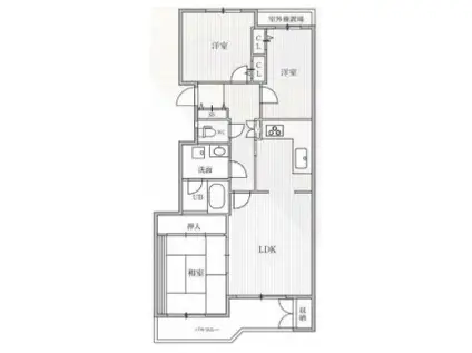 T´S GARDEN横浜反町(3LDK/5階)の間取り写真