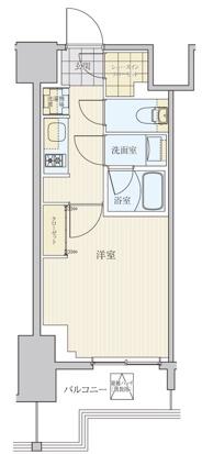 リビオメゾン南砂町(1K/3階)の間取り写真