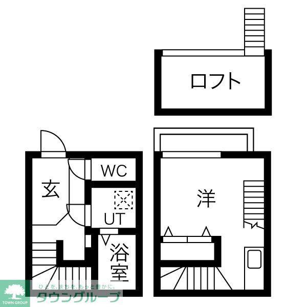コンフォート本陣(ワンルーム/1階)の間取り写真